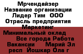 Мрчендайзер › Название организации ­ Лидер Тим, ООО › Отрасль предприятия ­ Маркетинг › Минимальный оклад ­ 23 500 - Все города Работа » Вакансии   . Марий Эл респ.,Йошкар-Ола г.